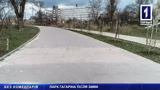 Парк Гагаріна після зими