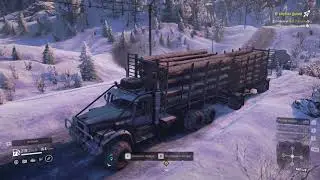 SnowRunner - Прохождение  миссии ( В клубах дыма ) Season 4: New Frontiers Амур