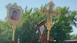 Крестный ход по улицам города Медногорска в Праздник Николая Чудотворца