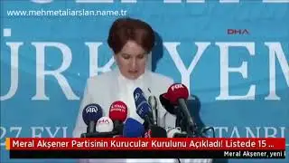 meral akşener partisi - mhp li akşener yeni parti kuruyor