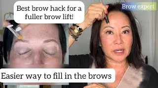 Brow hack for a fuller brow lift