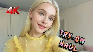 4K See Through Sheer Lingerie Try On Haul & Transparent Amazon Lingerie Dress Review (2025) 