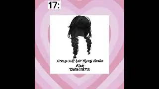 Hair Codes (For you 💗)