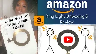 AFFORDABLE RING LIGHT SET FROM AMAZON | UNBOXING + REVIEW + ASSEMBLING
