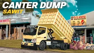 RILIS!! CANTER DUMP MUATAN REAL || MODS BUSSID