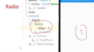 Flutter-4.10. Radio button widget