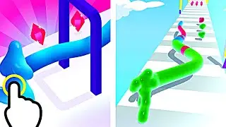 Blob Stack 3D - Blob Stack Run - All Levels iOS Android GamePlay