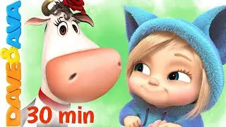 😃 Lola The Cow and More Nursery Rhymes | Five Little Firemen | Baby Songs by Dave and Ava 😃