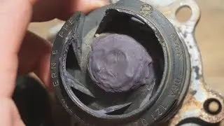 Emergency JB-Weld Water Pump Fix on VW Golf MK4 (JB-Weld is the BEST GLUE EVER)