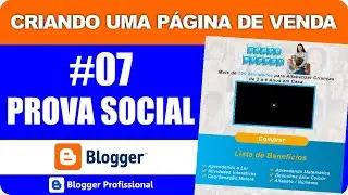 Manual [PROVA SOCIAL] Template Página de Vendas - Blogger Profissional