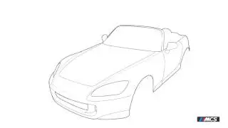 Honda S2000 Sketch Draw Animation [HD]