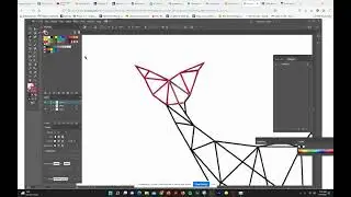 Pen tool - Low Poly Vector Animal