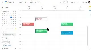 How to: View Time Insights in Google Calendar