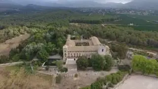 Monasterio de Sant Jeroni de Cotalba, vuelo interior y exterior con drone Phantom 4