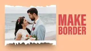 How to make zigzag border in Photoshop Hindi tutorial | Zigzag border