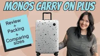 Monos Carry on PLUS review + comparison | It's FANTASTIC!