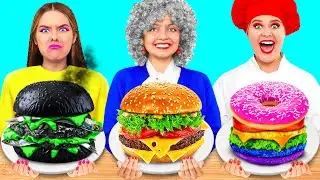 Me vs Grandma Cooking Challenge | Kitchen War by RaPaPa Challenge