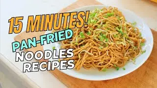 [English SUB] 15 Minute Noodles Recipe | How to Cook Chinese Pan-Fried Noodles - Simple Chinese Food
