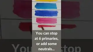 10 BASIC COLORS to Start Watercolor Painting! (Build your own split primary set)