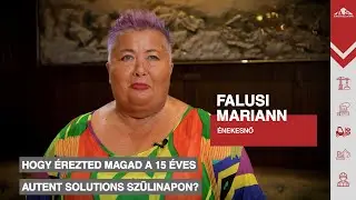 Falusi Mariann énekesnő az Autent Solutionsről