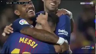 برشلونة ضد ايبار 20 - 09 - 2017 ( كل ما فعله ميسي )