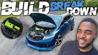 600 HP+ 9TH GEN HONDA BREAKDOWN (FULLY BUILT K24)