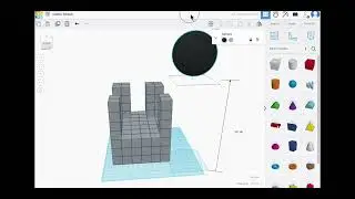How to make a destructible castle in Tinkercad Sim Lab