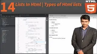Lists In Html | Types of Html lists