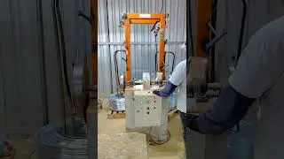 wire recoiling machine  #machine #youtube#shorts #coilingmachine
