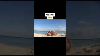 Yoga girl fart fail 😂