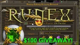 RUNEX RSPS Server Tour + $100 GIVEAWAY?!