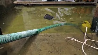 Spring flood in the basement