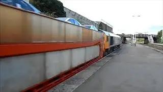 66731 GBRF Car Train At Parson Street Station 11.7.16