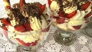 ДЕСЕРТ из КЛУБНИКИ и ЗЕФИРА. Просто , быстро и невероятно вкусно!
