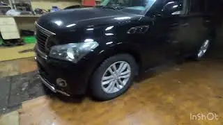 Infiniti QX56 Y62 front hub replacement.
