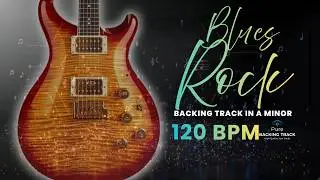 A Minor Blues Rock | Clean Infectious 90 BPM Backing Track