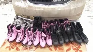 Коньки и санки или как астраханцы забавляются на зимние каникулы