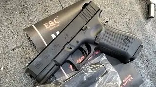 E&C Airsoft Glock 19X unboxing and testing #airsoft