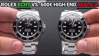 Rolex Submariner vs 600€ HIGH-End REPLICA | Rolex Submariner No Date 114060 | WATCHVICE