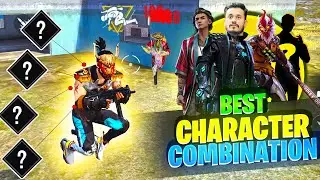Secret Best Character Combination🤯Free Fire BR Ranked & CS Ranked Combination FF Headshot Combo