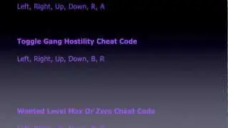 GTA Advance - All Cheat Codes (GBA)