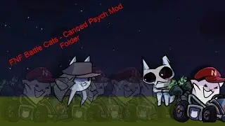 Friiday Night Funkin FNF Battle Cats - Canned Psych Mod Folder Showcase