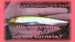 ФишКомм Шоп: воблер Kosadaka Kanata XS 160F. Щучий стейк или щучья котлета?