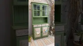 Буфет для деревянного домика #редизайнмебели #творчество #мебель #перекраскамебели #diy #декор