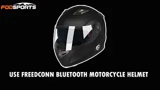 How to use FreedConn Bluetooth motorcycle helmet?