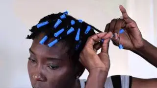 Twist and Curl on 4C hair using Creme Of Nature