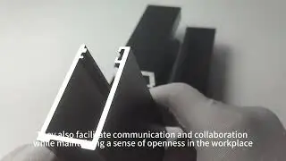 Glass partition aluminum profiles, interior partition.