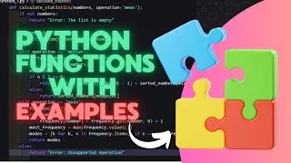Master Python Functions: Calculate Mean, Median & Mode – Beginner Tutorial