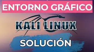 Kali Linux no inicia el entorno gráfico - no arranca el modo gráfico y se queda en pantalla negra
