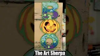 Kid Vs. Mom Halloween Art Battle!  Honey's Turn!  #art #artandcraft #halloweenart #artchallenge